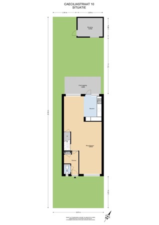 Floorplan - Caeciliastraat 10, 6143 BH Guttecoven